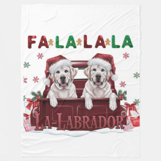 Cobertor De Velo Fa La La Labrador Natal