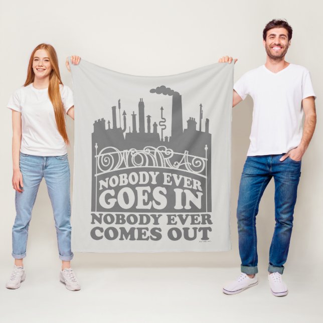 Cobertor De Velo Fábrica Willy Wonka - Nunca Ninguém Entra (In Situ)