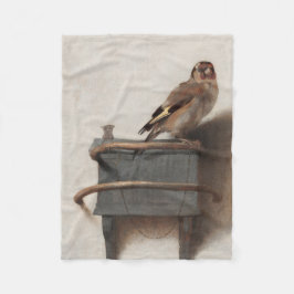 Cobertor De Velo Fabritius The Goldfinch Painting Art Impressão