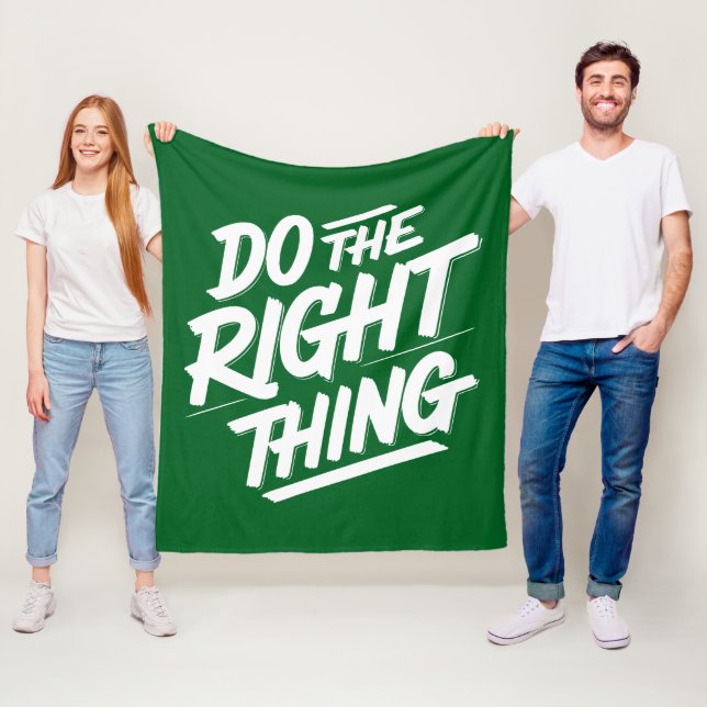 Cobertor De Velo Faça a coisa certa 1 (In Situ)