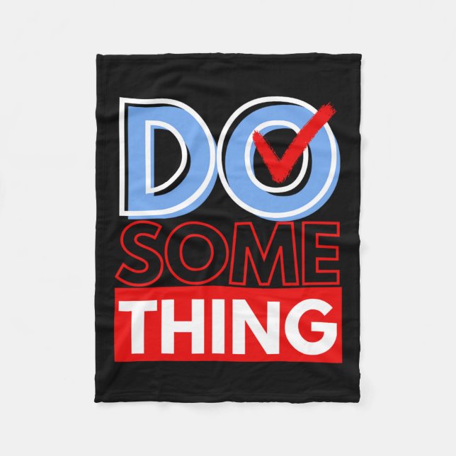 Cobertor De Velo Faça algo Michelle Obama Harris Wheimer 2024 (Frente)