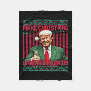 Cobertor De Velo Faça Excelente De Natal Novamente Papais noeis Eng