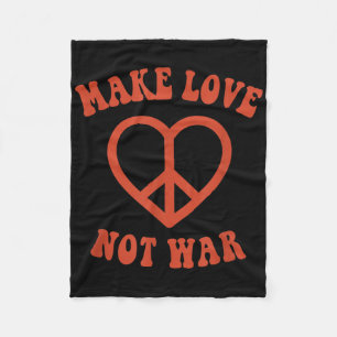 Cobertor De Velo Faça o amor não a guerra - retrorreflector Hippie