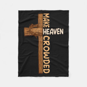 Cobertor De Velo Faça o Céu Lotado Jesus Cruz Religiosa Cristã