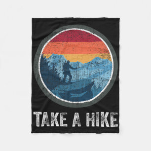 Cobertor De Velo Faça Uma Caminhada Retro Hiker Ao Ar Livre Trilha