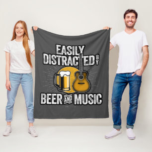 Cobertor De Velo Facilmente Distraído por Cerveja e Música