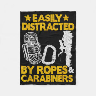 Cobertor De Velo Facilmente Distraído Por Cordas E Carabiners Ro De