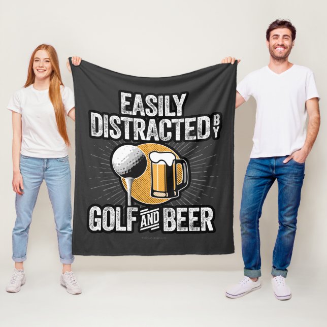 Cobertor De Velo Facilmente distraído por Golfe e Cerveja (In Situ)