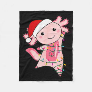Cobertor De Velo Fada de Natal Axolote Luz de Natal Axolote