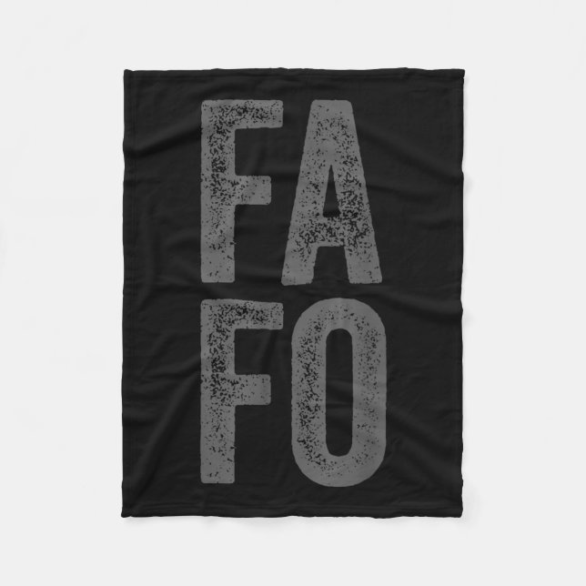 Cobertor De Velo Fafo Por Aí Descubra (Frente)