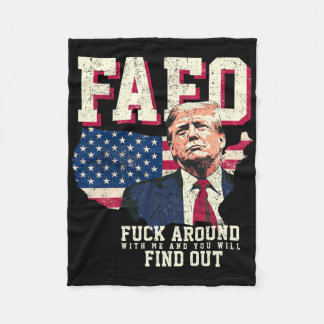 Cobertor De Velo Fafo Trump Nós Mapa Bandeira Americana