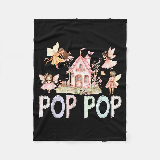 Cobertor De Velo Fairy P P Magical Floral Birthday Girl Fairytale  (Frente)