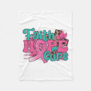 Cobertor De Velo Faith Hope Cure