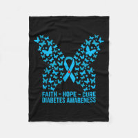 Faith Hope Love Diabetes Consciência _2