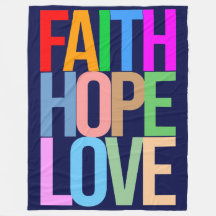 Faith Hope Love Positive Colour
