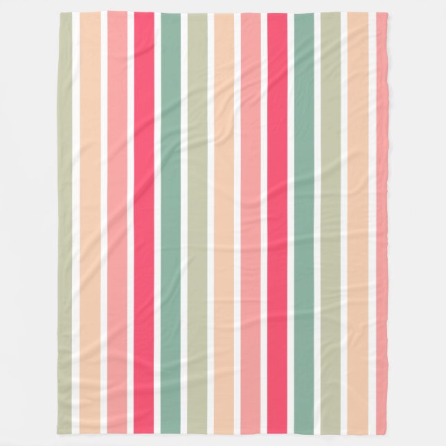 Cobertor De Velo Faixa de cores 01 (Frente)