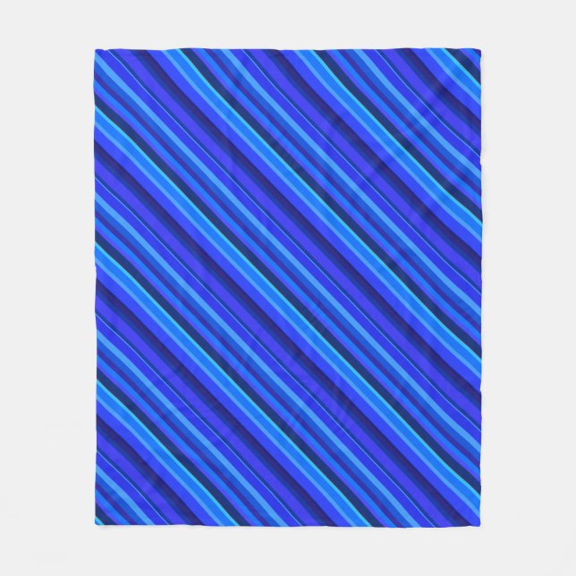 Cobertor De Velo Faixa diagonal azul (Frente)