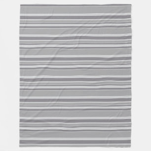 Cobertor De Velo faixas de cinza