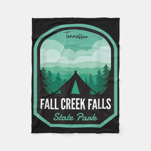 Cobertor De Velo Fall Creek Falls State Park Tn Camping (Frente)