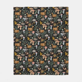 Cobertor De Velo Fall Forest Forager Aproxima-se Quente