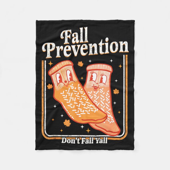 Cobertor De Velo Fall Prevention Don't Fall Y'all Physical Therapy  (Frente)
