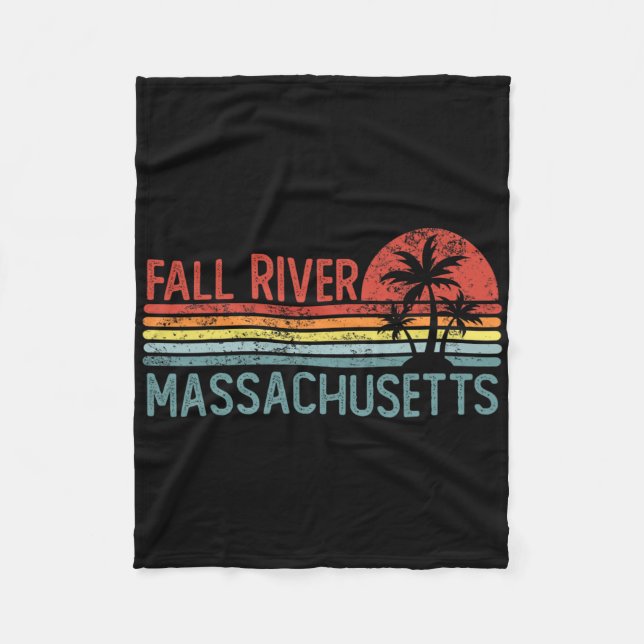 Cobertor De Velo Fall River Machusetts Divertido Usa Viagem Cidade  (Frente)