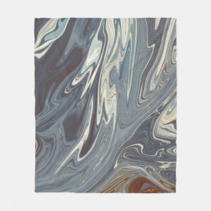 Cobertor De Velo Fallen Waves Art Melhor pintura abstrato moderna