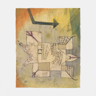 Cobertor De Velo Falling Bird Paul Klee 1919