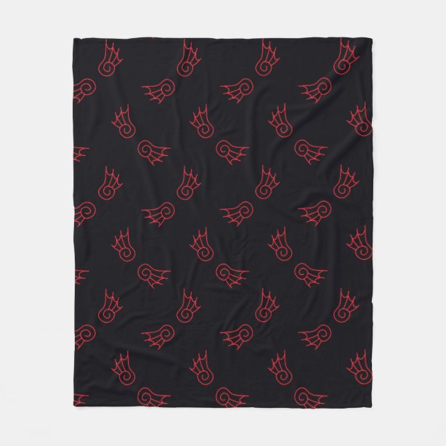 Cobertor De Velo Falln Chibi Demon Wings (Frente)