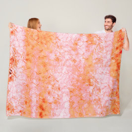 Cobertor De Velo Falso couro salmão, esbranquiçado