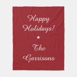 Cobertor De Velo Faltas de Feriados totalmente personalizáveis