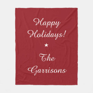 Cobertor De Velo Faltas de Feriados totalmente personalizáveis