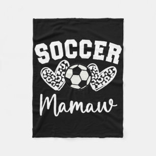 Cobertor De Velo Família Correspondente de Futebol Mamaw