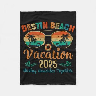 Cobertor De Velo Família de Amigos 2025 da Destin Beach Flórida