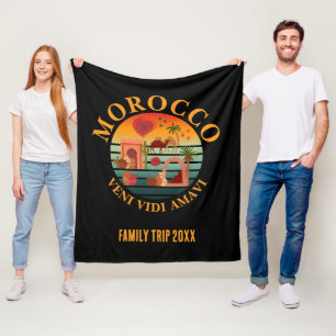 Cobertor De Velo Família de Férias do Grupo MOROCCO Veni Vidi Amavi