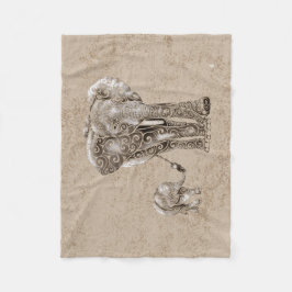 Cobertor De Velo Família Elefante Suave