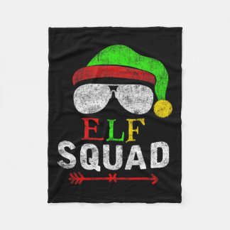 Cobertor De Velo Família Elf Coincidência de Natal Pijama Xmas Squ