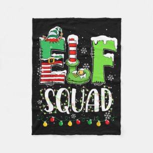 Cobertor De Velo Família Elf Natal Correspondente Pijama Engraçado