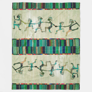 Cobertor De Velo Família engraçada KOKOPELLI + suas ideias