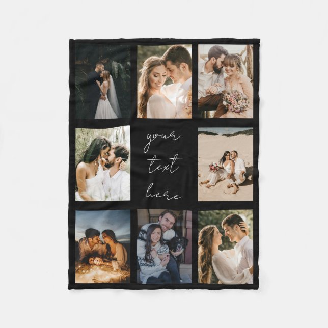 Cobertor De Velo Família Personalizada de Imagens Personalizadas de (Frente)