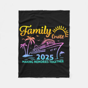 Cobertor De Velo Familiar Cruise 2025 Férias Trip Correspondência C