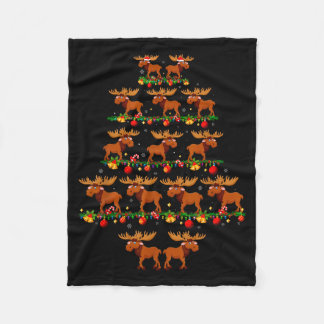 Cobertor De Velo Family Pajama Sets Christmas Matching Moose Xmas T