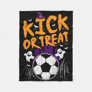 Cobertor De Velo Fantasia de Futebol Kick Or Treat de Halloween Bo