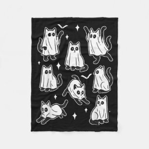 Cobertor De Velo Fantasia de Gato Preto Fofo de Halloween para Mulh