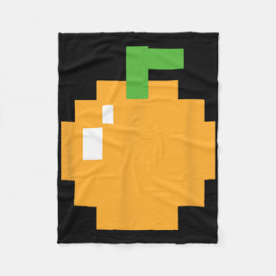 Cobertor De Velo Fantasia de videogame laranja pixel dos anos 80 fá