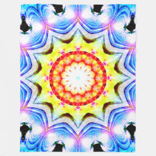 Cobertor De Velo Fantasia Sacerdote Magia Vibrante Mandela