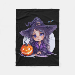 Cobertor De Velo Fantasias de Bruxa Halloween Abóbora Assustador Fe