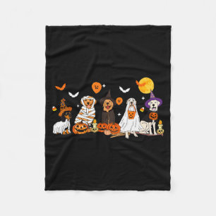 Cobertor De Velo Fantasias de Halloween de Fantasma de Cão Bruxa Mú