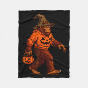 Cobertor De Velo Fantasias de Halloween do Pé Grande para Doces ou