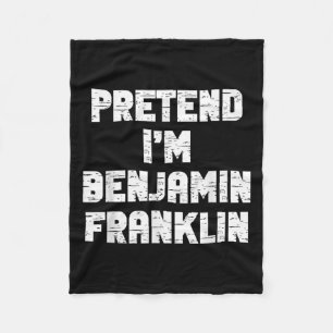 Cobertor De Velo Fantasias de Halloween Eu Sou Benjamin Franklin La